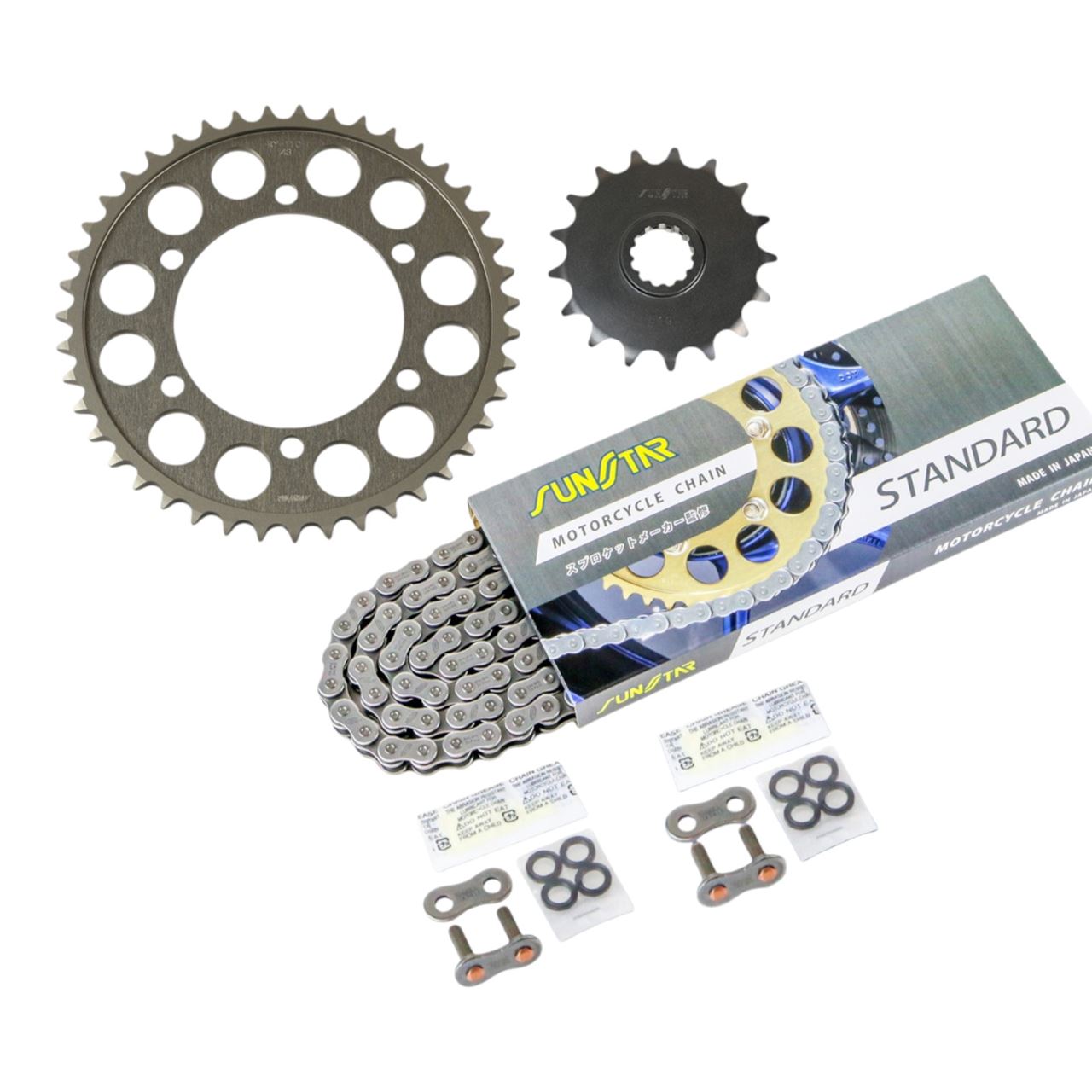 サンスター KS56111 スプロケット&チェーンキット シルバー 530 フロント17T リア43T YZF-R7 99-01年 3点セット SUNSTARチェーン スプロケ|バイクマン 店