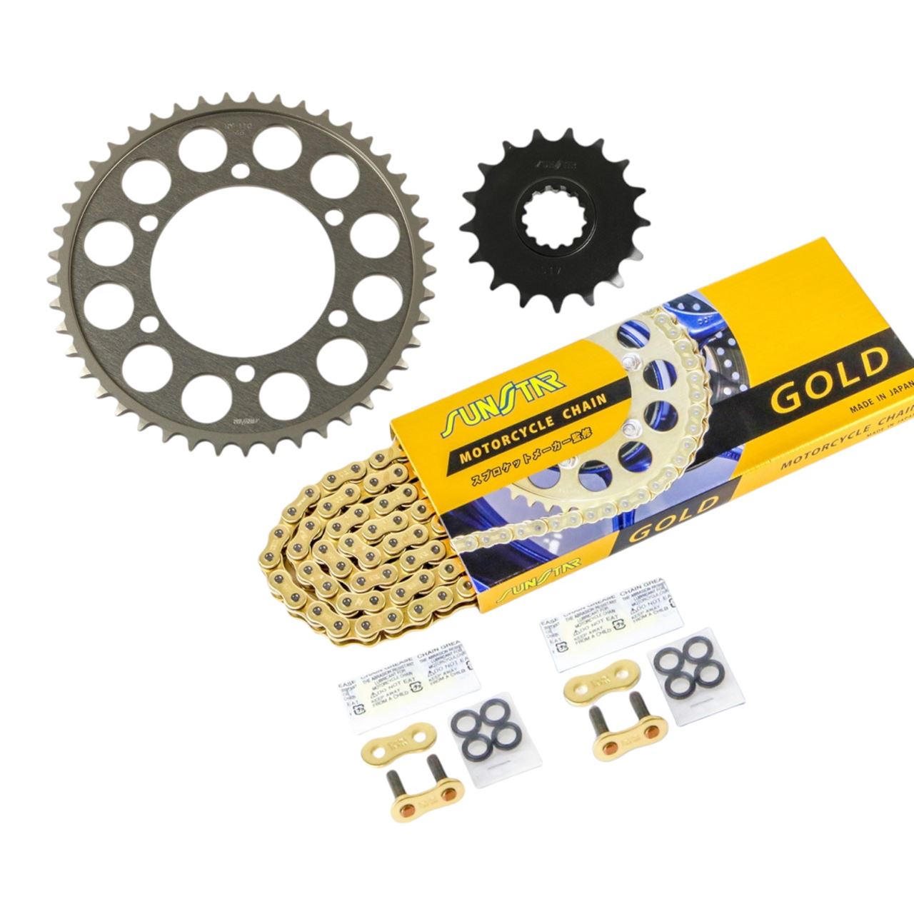 サンスター KS56513 スプロケット&チェーンキット ゴールド 530 フロント17T リア45T YZF-R1 06-08年 3点セット SUNSTARチェーン スプロケ 28,937円