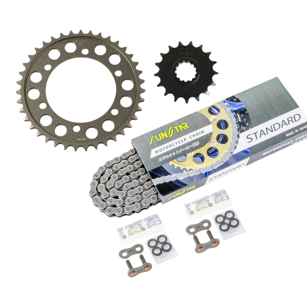 サンスター KS57011 スプロケット&チェーンキット シルバー 530 フロント17T リア39T MT-01/S 05-09年 3点セット SUNSTARチェーン スプロケ