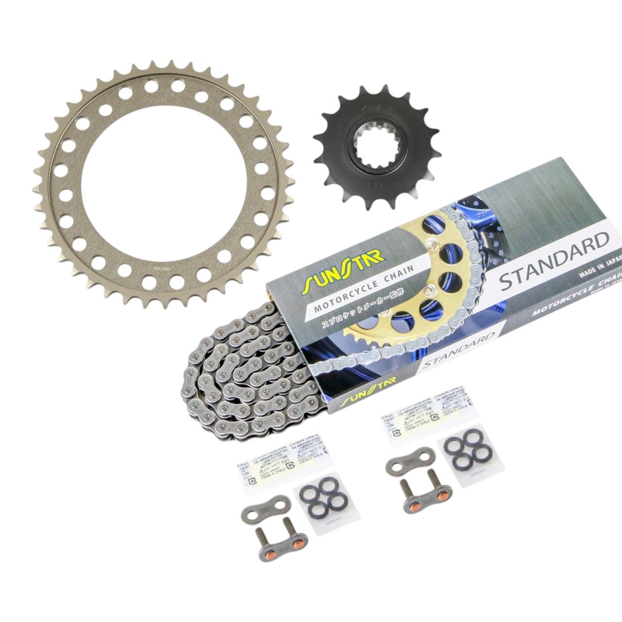 サンスター KS5F411 スプロケット&チェーンキット シルバー 530 フロント16T リア41T CBR600RR(国内) 03-06年 3点セット SUNSTARチェーン スプロケ