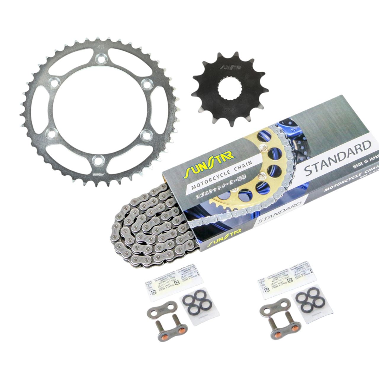 サンスター KS30805 スプロケット&チェーンキット スタンダード 520 フロント13T リア43T 3点セット WR250R 07年-17年 SUNSTARチェーン スプロケ チェーン