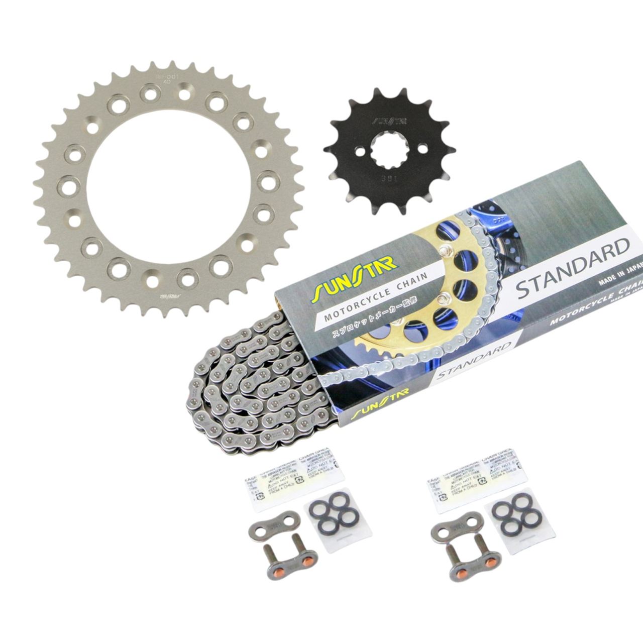 サンスター KS31901 スプロケット&チェーンキット スタンダード 520 フロント14T リア40T 3点セット CRF250L 12年-23年 / CRF250L RALLY 12年-23年 ラリー