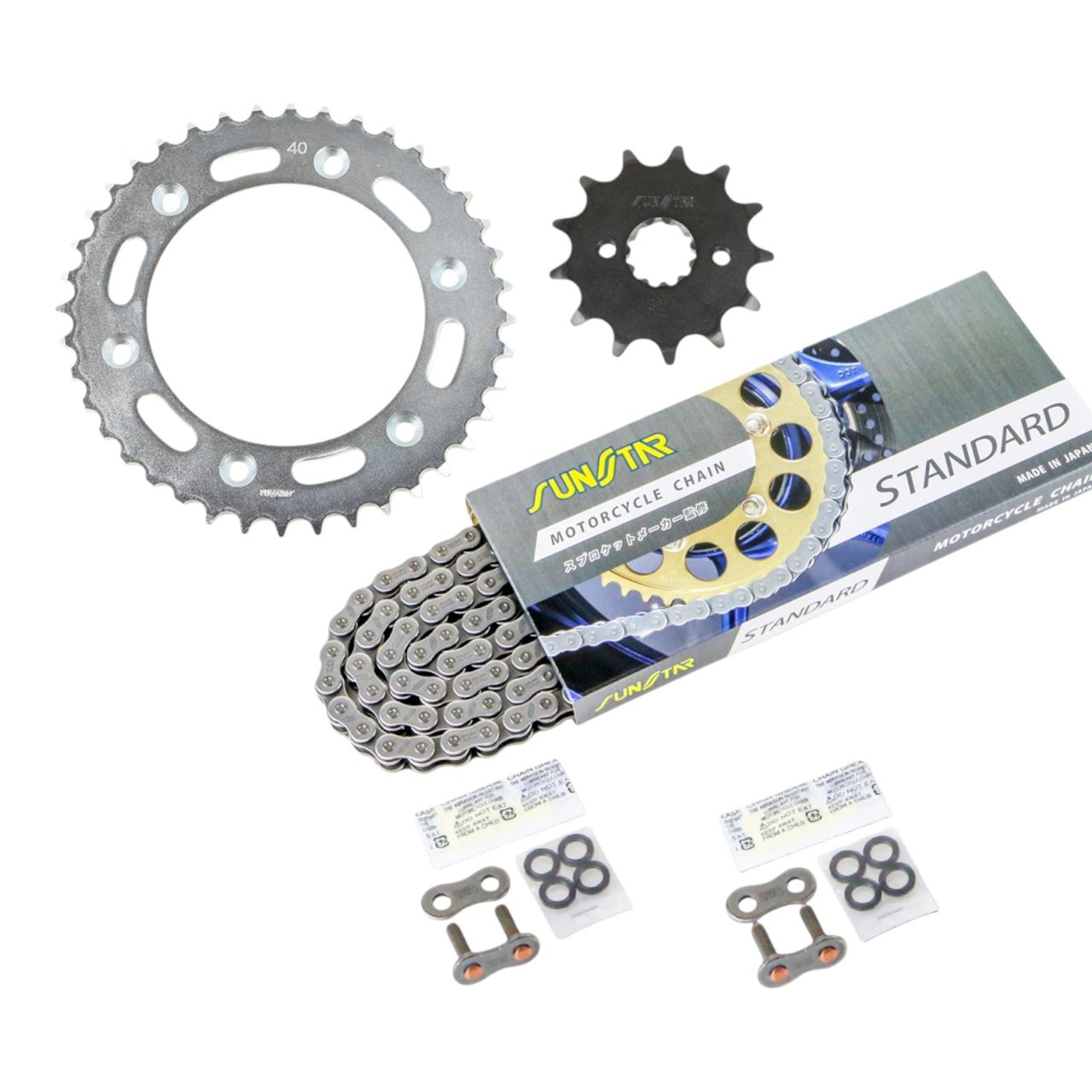 サンスター KS34205 スプロケット&チェーンキット スタンダード 520 フロント13T リア40T 3点セット XR250/BAJA 97年-07年 バハ SUNSTARチェーン スプロケ