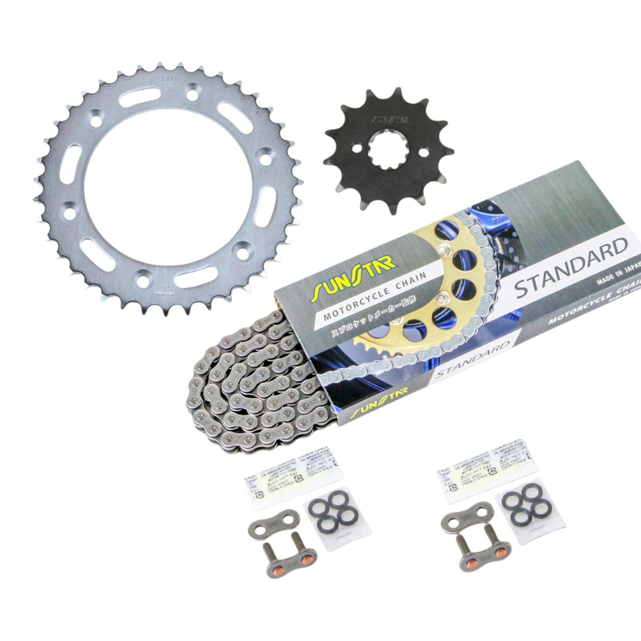 サンスター KS34305 スプロケット&チェーンキット スタンダード 520 フロント13T リア39T 3点セット XR250 モタード 03年-07年 SUNSTARチェーン スプロケ