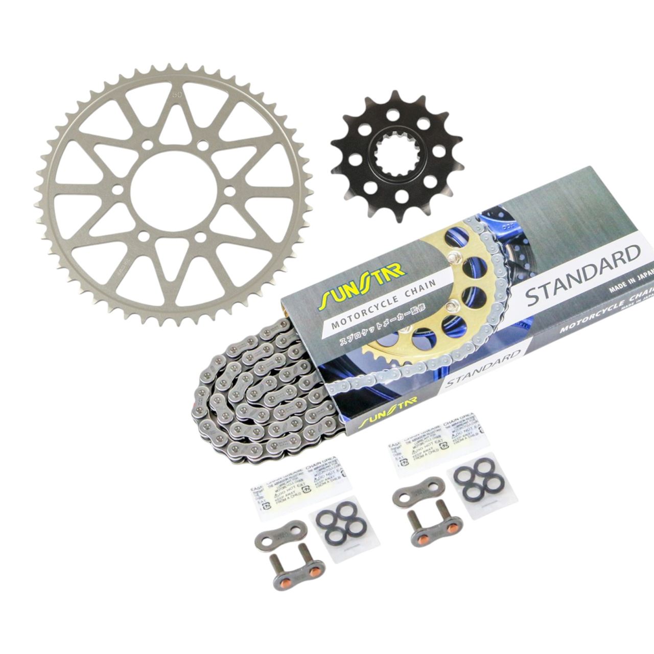 サンスター KS37701 スプロケット&チェーンキット スタンダード 520 フロント14T リア50T 3点セット ニンジャ ZX-25R 20年-23年 SUNSTARチェーン スプロケ