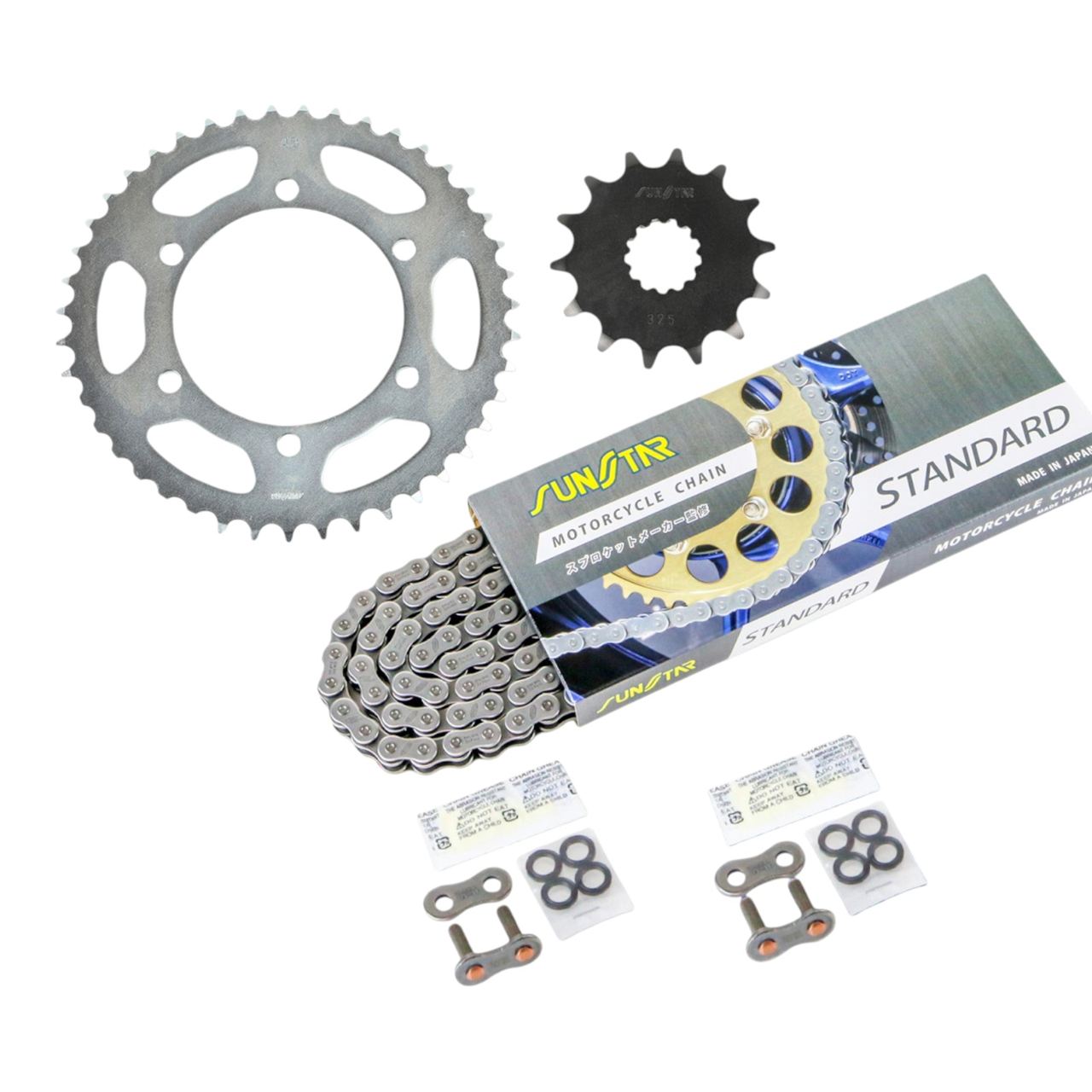 サンスター KS37805 スプロケット&チェーンキット スタンダード 520 フロント14T リア43T 3点セット ニンジャ ZX-25R 20年-23年 SUNSTARチェーン スプロケ