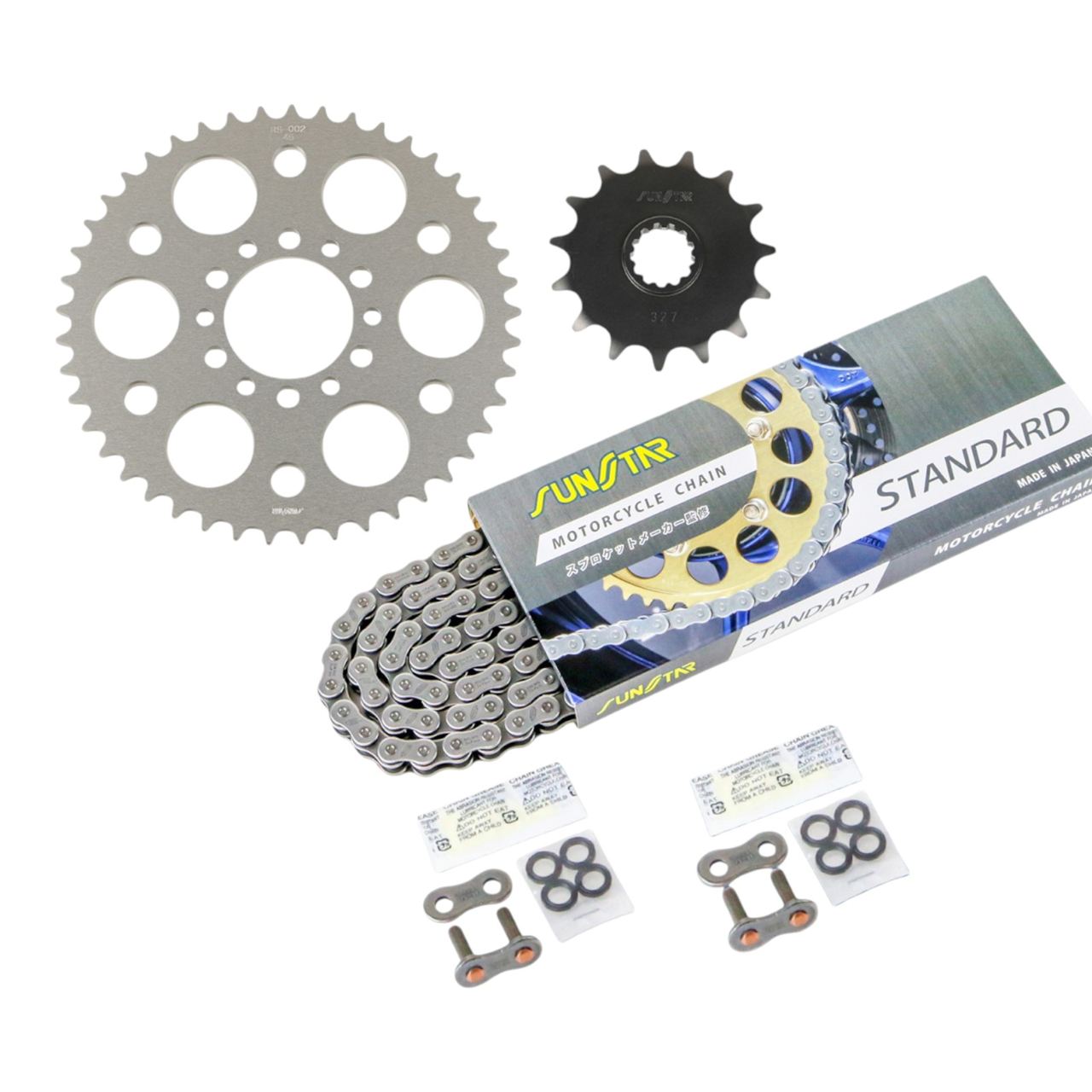 サンスター KS39501 スプロケット&チェーンキット スタンダード 520 フロント15T リア45T 3点セット DF200E DJEBEL200 SX200 SUNSTARチェーン スプロケ