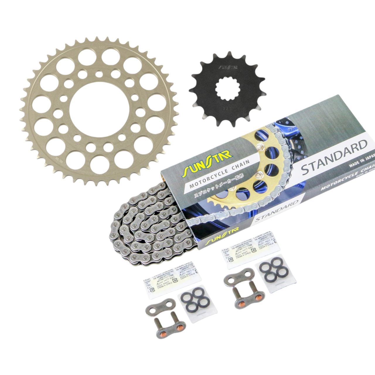 サンスター KS3D801 スプロケット&チェーンキット スタンダード 520 フロント15T リア45T 3点セット SV400 98年-06年 SUNSTARチェーン スプロケ チェーン