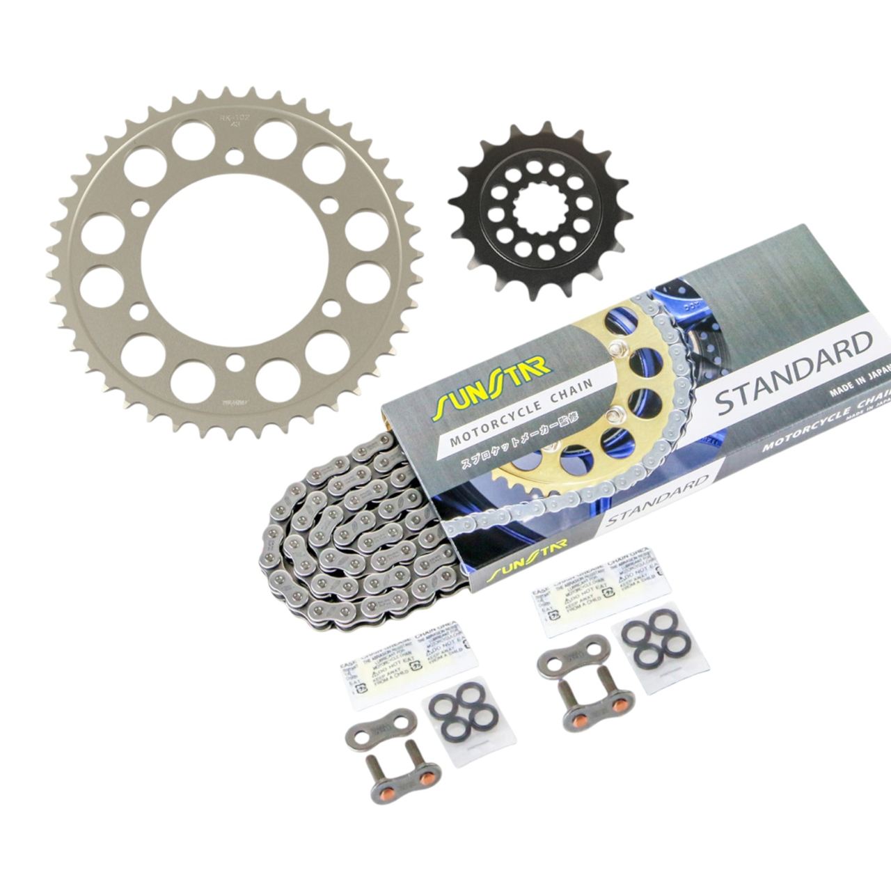 サンスター KS3D901 スプロケット&チェーンキット スタンダード 520 フロント16T リア43T 3点セット GSX-R600 SUNSTARチェーン スプロケ チェーン|バイクマン 店