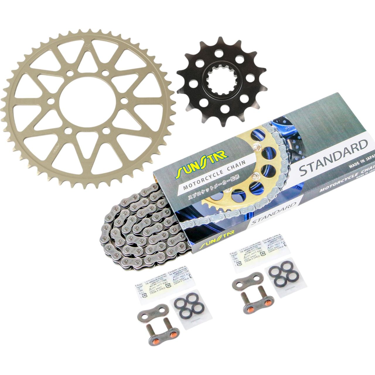 サンスター KS3J301 スプロケット&チェーンキット スタンダード 520 フロント14T リア48T 3点セット ZX-4RR/R SE 23年-24年 スプロケ チェーン