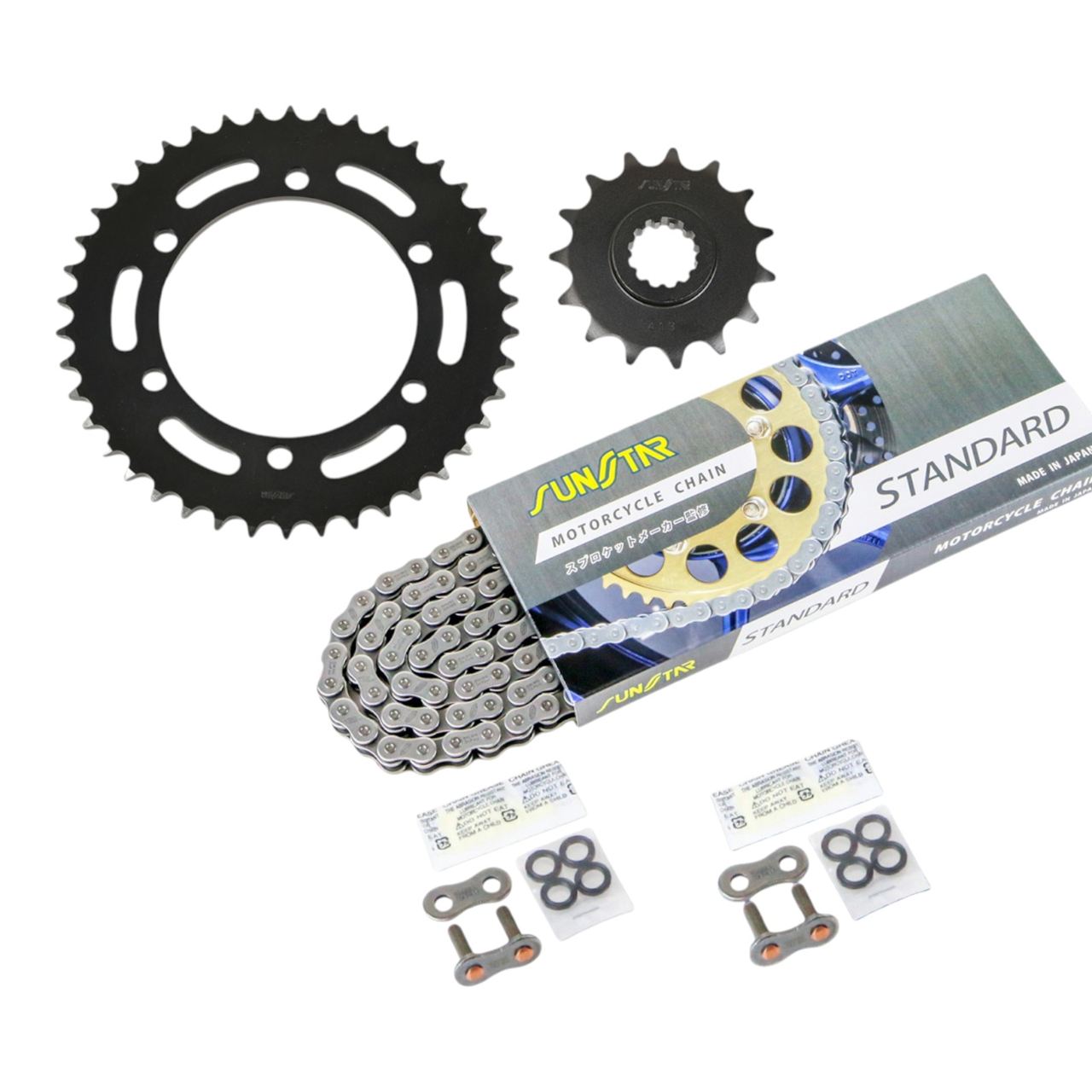 サンスター KS40615 スプロケット&チェーンキット スタンダード 525 フロント15T リア42T 3点セット ZRX400/2 98年-08年 スプロケ チェーン