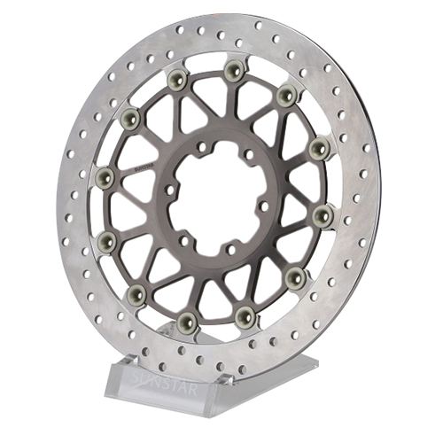 サンスター ST147FR-HA ST1000クラス向け 専用レーシングディスクローター フルフローティング フロント/右 320mm ハードアルマイト 1枚 MT-10 ディスク