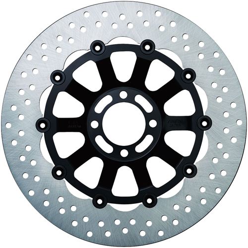 サンスター T-12HW トラッドタイプ2 フロントディスクローター セミフローティング 左右共通 320mm ブラック 1枚 Z1-R Z1000 ブレーキディスク 30,282円