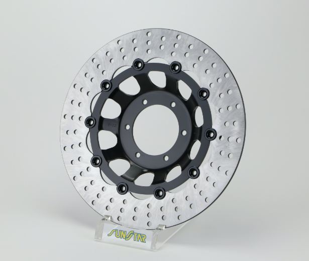 サンスター T-22HW-HA トラッドタイプ2 フロントディスクローター セミフローティング 左右共通 320mm ハードアルマイト 1枚 Z1 Z2 W3 750SS ディスク|バイクマン 店