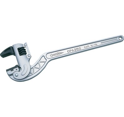 スーパーツール CPA300M コーナー用パイプレンチ(パイトン) 全長301mm 白管・被覆管兼用型 作業用品 工具 整備