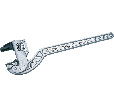 スーパーツール CPA350 コーナー用パイプレンチ(パイトン) 全長351mm スタンダード型 作業用品 工具 整備