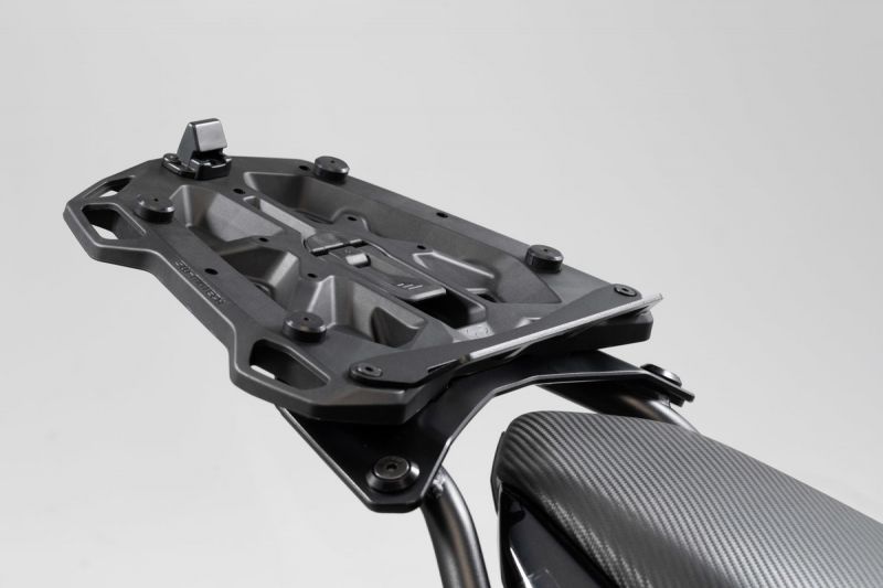 SW-MOTECH GPT0015254300/B ストリートラック用アダプタープレート ブラック ジビ/カッパ モノロック用 バイク キャリア ケース バッグ 取付 部品