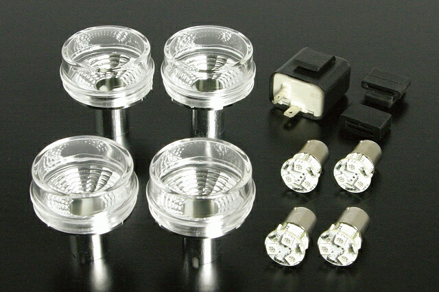 SP武川 ﾀｹｶﾞﾜ 05-08-0086 LEDﾊﾞﾙﾌﾞﾌﾙｷｯﾄ ﾌﾞﾚｲｽﾞ仕様 12Vﾓﾝｷｰ・ｺﾞﾘﾗ純正ｳｲﾝｶｰ ﾌﾞﾚｲｽﾞ&ﾘﾚｰ付 SP武川 ﾀｹｶﾞﾜ 05-08-0086