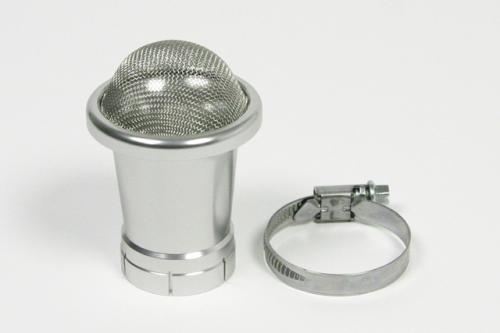 SP武川 03-01-0024 ビレットエアファンネル ネット付き シルバー 取付径32mm エアクリーナー キャブレター パーツ タケガワ