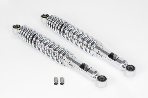 SP武川 06-04-0175 リアショックアブソーバー クロムメッキ 345mm 2本セット スーパーカブC125 サスペンション タケガワ