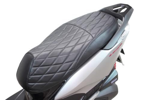 SP武川 09-11-0296 クッションシートカバー ダイヤモンドステッチ ブラック リード125 バイクシート 保護 通勤 ツーリング タケガワ