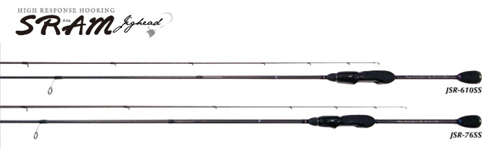 TICT ティクト SRAM スラム JSR-610SS ジグヘッドモデル カーボンソリッド 6フィート10インチ/208cm 69g 竿 ロッド ルアー ジグ アジング 軽量 高感度 釣具