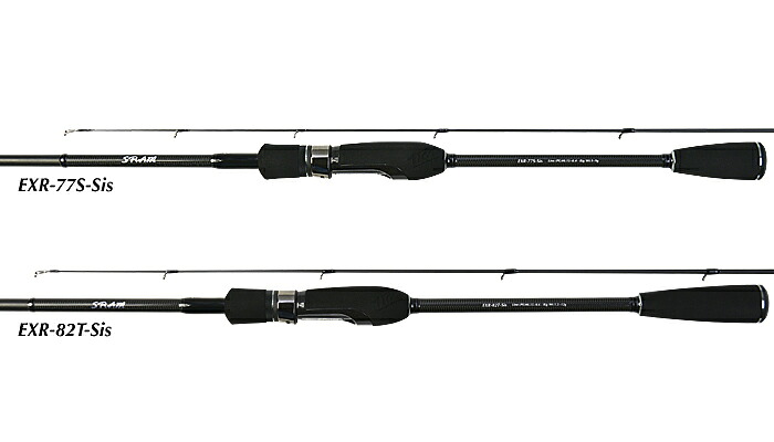 TICT ティクト SRAM スラム EXR-77S-Sis カーボンソリッド 7フィート7インチ/232cm 75g 竿 ロッド アジング 軽量 ルアー ジグ Mキャロ カーボン 海釣り 釣具｜バイクマン　店