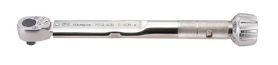 東日製作所 MTQL40N MTQL型トルクレンチ モータースポーツ用プリセット形トルクレンチ トルク調整範囲5～40N・m 締付作業用 プリセット形 ラチェット付 目盛付 競技用自転車 モータサイクル