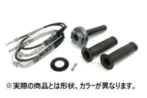 アクティブ 1071175SU スロットルキット ステン金具 ガンメタ タイプ1 巻取φ32 Z650RS 22｜バイクマン　店