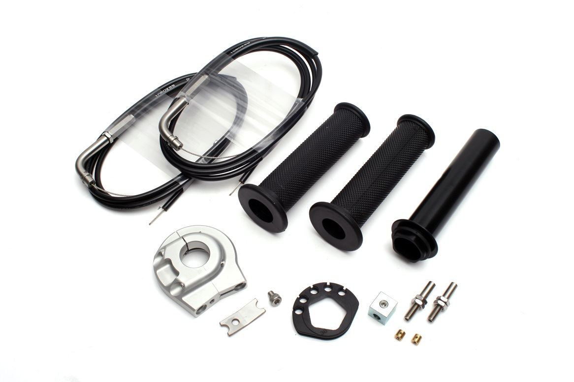 アクティブ 1064201 ハイスロットルキットEVO2 汎用キット スモール シルバー 巻取φ36 1400mm｜バイクマン　店