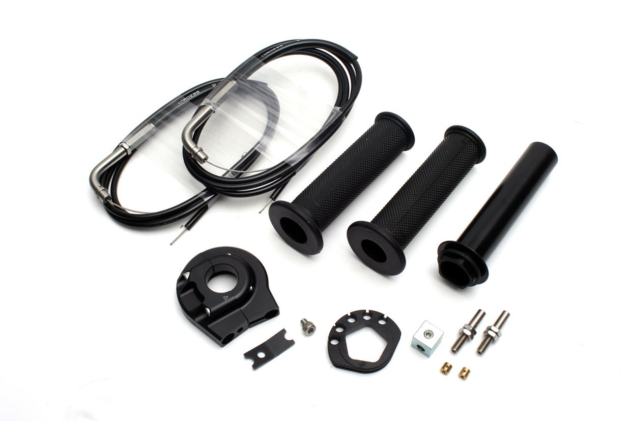 アクティブ 1064204 ハイスロットルキットEVO2 汎用キット スモール ブラック 巻取φ38 1400mm|バイクマン 店