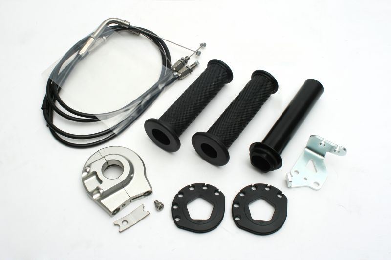 アクティブ 1065309 ハイスロットルキット EVO2 ラージ シルバー 巻取φ50/52 YZF-R3(ABS) YZF-R25 YZF-R25(ABS)