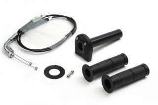 アクティブ 1067291 スロットルキット タイプ3 メッキ金具 ブラック 巻取φ42 ドゥカティ749/R/S ドゥカティ999/R/S FZ-1 FZ-1 FAZER