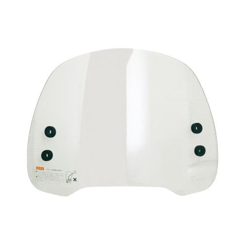 旭風防 旭精器 CUB-08-P ショートバイザー スーパーカブ 110 プロ クリア 4560122613411|バイクマン 店