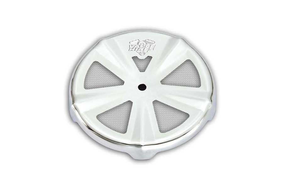 バンス&ハインズ 71017 スカルキャップ クラウン VO2 Naked用カバー エアクリーナー オプションキャップ クローム プロト|バイクマン 店