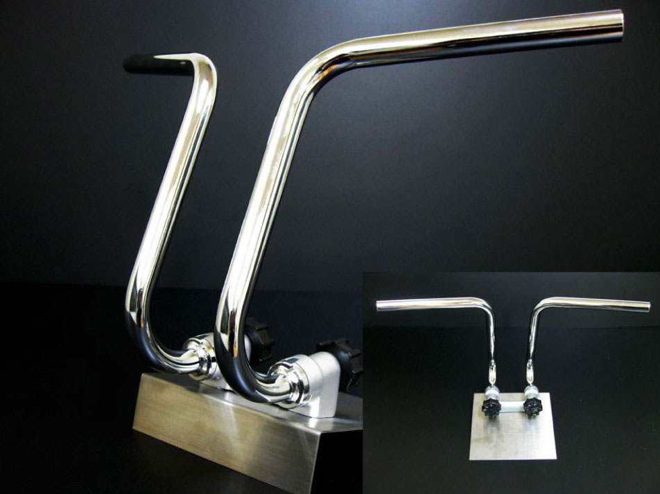 くるくるハンドル 黒メッキ 25 新品 シャリー ダックス モンキー ゴリラ くるくるハンドル メッキ 25㎝ 新品 モンキー ゴリラ シャリー