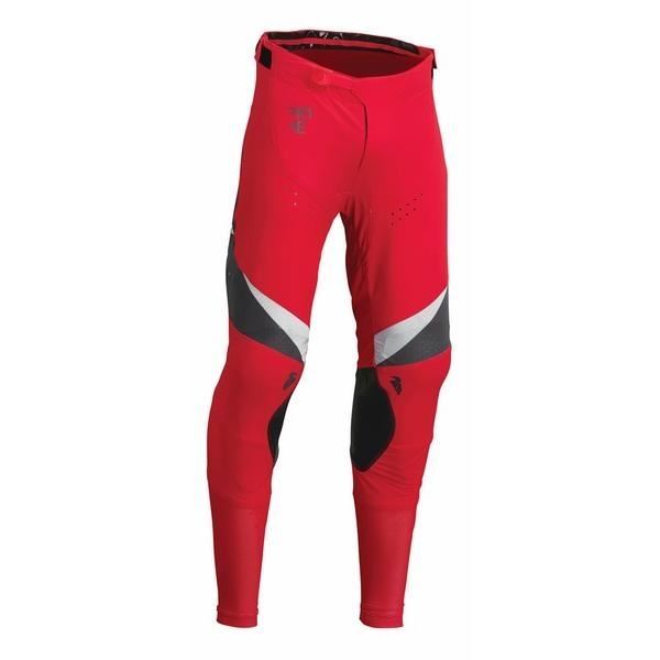 THOR 2901-10178 23 PRIME RIVAL MXパンツ レッド/チャコール 36インチ バイク ズボン 通気性