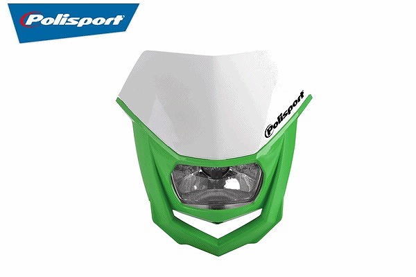 POLISPORT ポリスポーツ 8657400041 HALOヘッドライト ホワイト/グリーン 外装 ウエストウッド