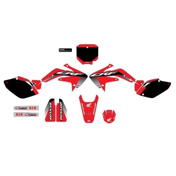 D'COR 20-10-202 デカール '23デザイン HRC コンプリートキット ブラック CRF150R バイク 外装 パーツ|バイクマン 店