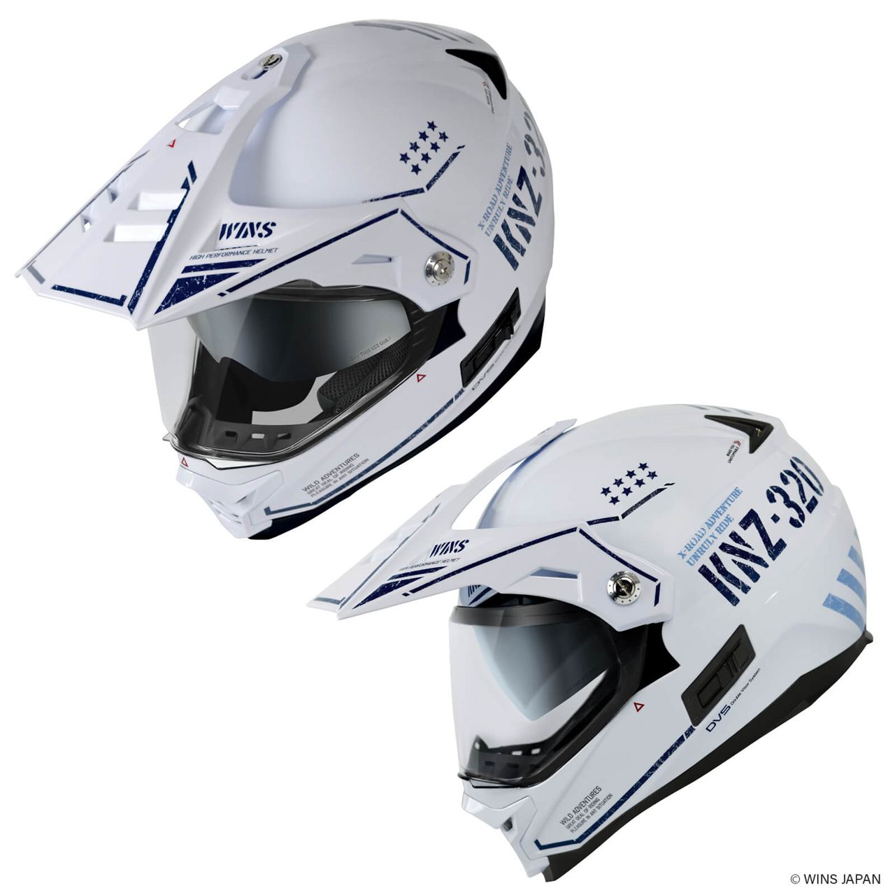 ウインズ X-ROAD3 COMBAT オフロード ヘルメット G53/セラミックホワイト エックスロード モトクロス フルフェイス バイク/二輪車用 WINS