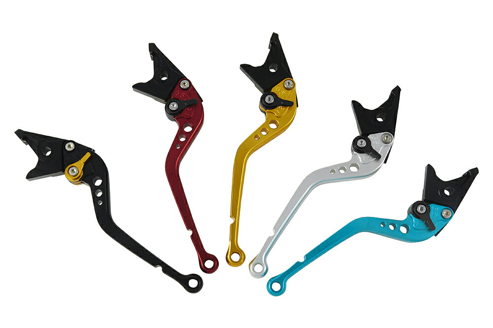 楽天市場 カスタムレバーセット アルマイト加工 赤 黒 6段階調整式 ロングタイプ ホンダ車用 バイクパーツセンター パーツセンター楽天市場店