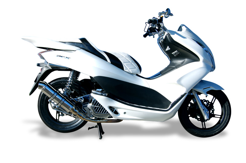 楽天市場 ホンダ Pcx Jf28 カスタム ステンレス マフラー ガスケット付 125 Pcx バイクパーツセンター パーツセンター楽天市場店