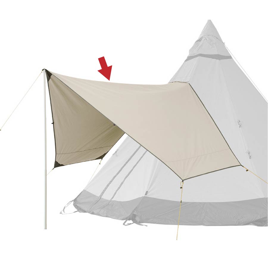 楽天市場】テンティピ Tentipi ポーチ コンフォート 9 CP [前室