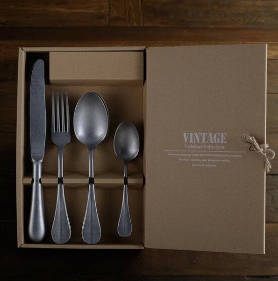 【廃盤・希少！】ビンテージカトラリー4本♪新品★匿名配送♪ 楽天市場】ヴィンテージ ダブリン カトラリー 4本セット (ディナー