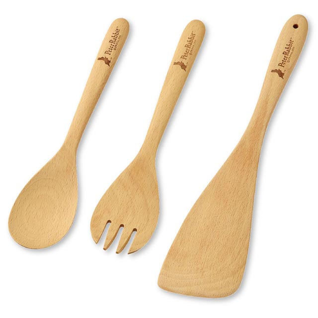 【kiyata】キヤタ　鳥のサーバースプーン　木べら　食器関連 サーバースプーン WOODN 23cm 取り分けスプーン スプーン 天然木