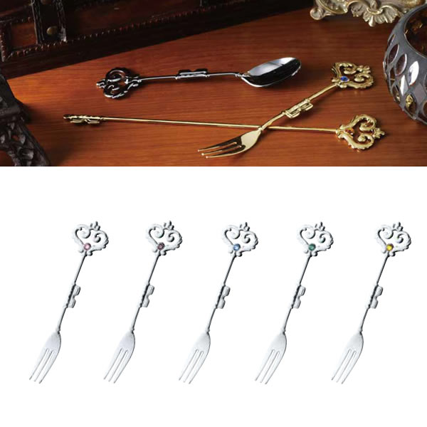 楽天市場】『ハーキィ ヒメフォーク ゴールド』【ハート カギ 鍵