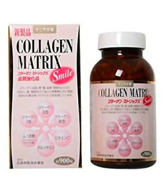 すこやか家 サプリメント コラーゲンマトリックス スマイル COLLAGEN MATRIX Smile 315g(350mg×900粒) 約2カ月分画像