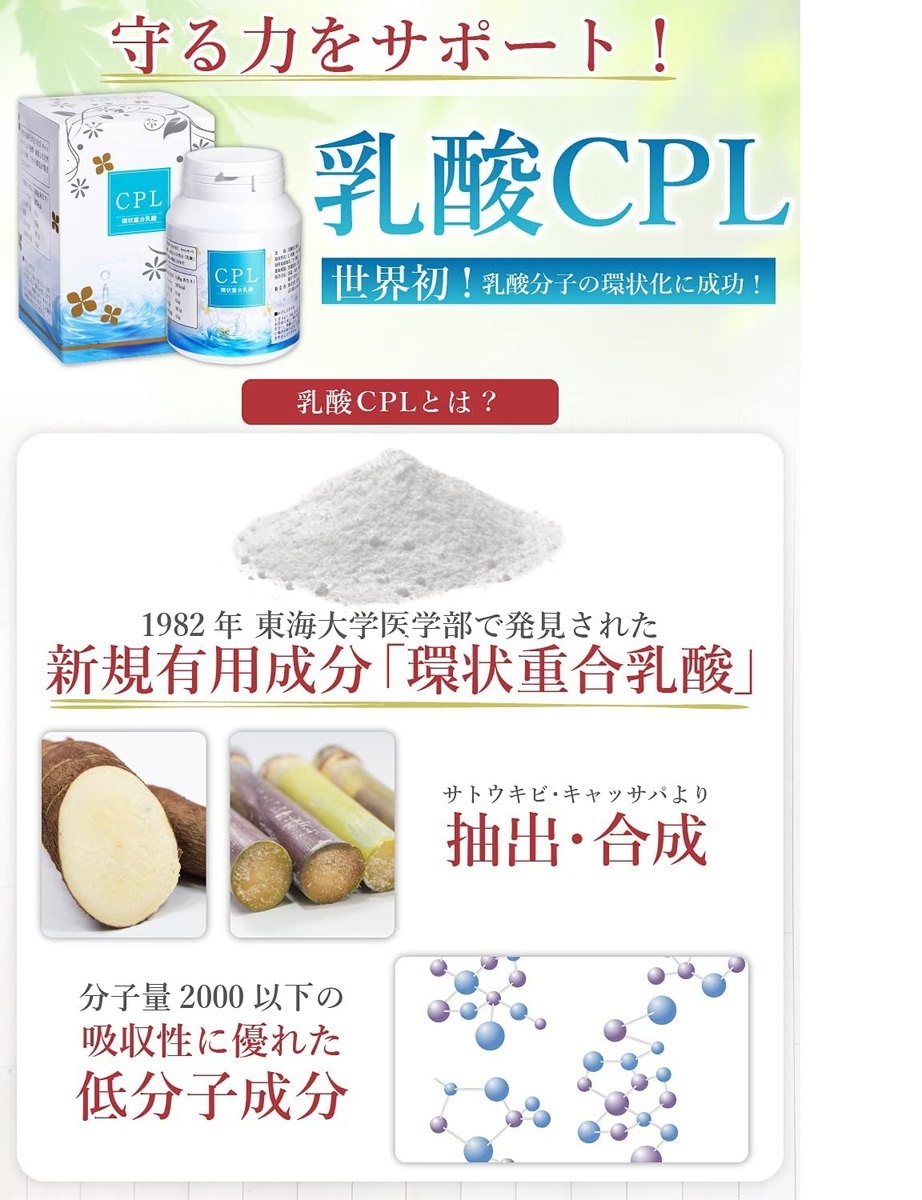 主命館 Cpl ループ重合授乳 400g 乳酸追加 スーパーストアー乳酸 Cpl100gの修復商品 Rootstour It