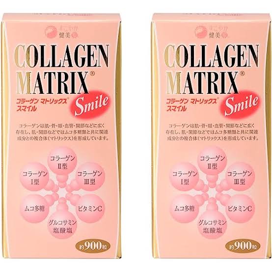 すこやか家 サプリメント コラーゲンマトリックス スマイル 2個セット COLLAGEN MATRIX Smile 315g(350mg×900粒) 約2カ月分 画像