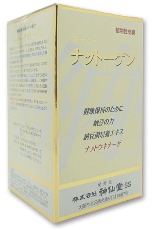 神仙堂 スーパーナットーゲン 330粒入 納豆菌育みそだてる抽出エキス処理食料雑貨類